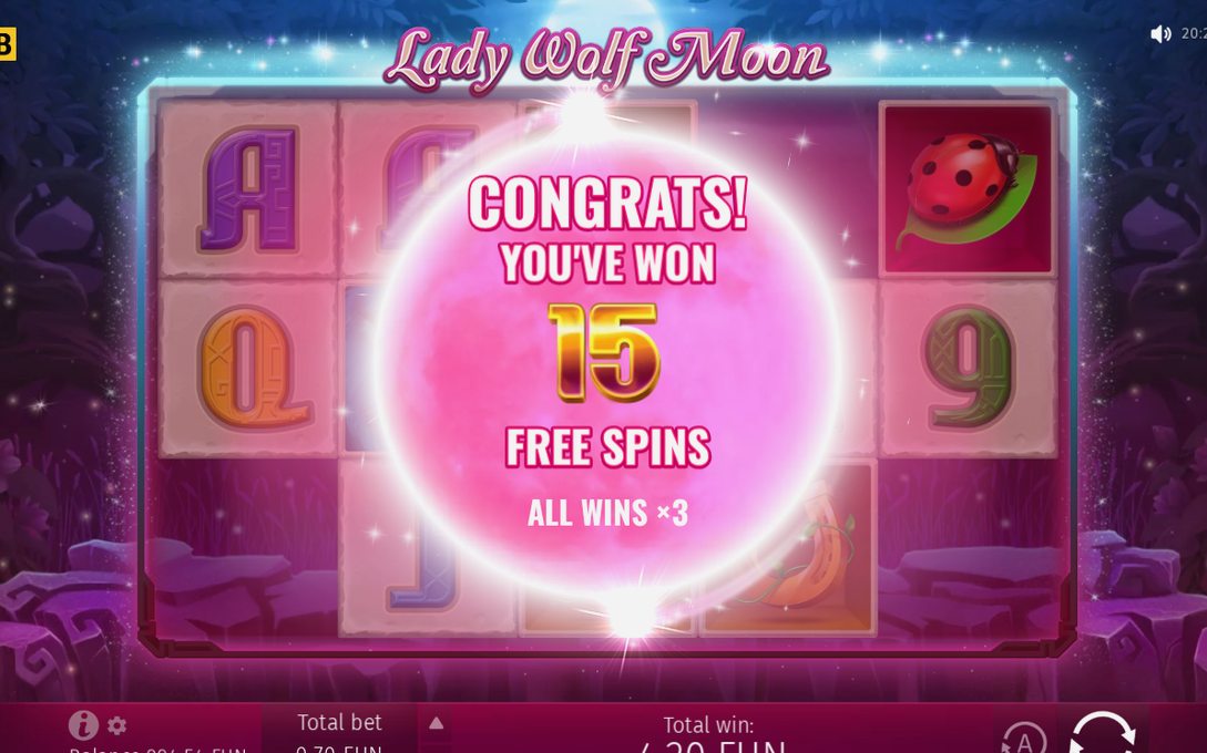 Free Spins round with Scatters that can retrigger it