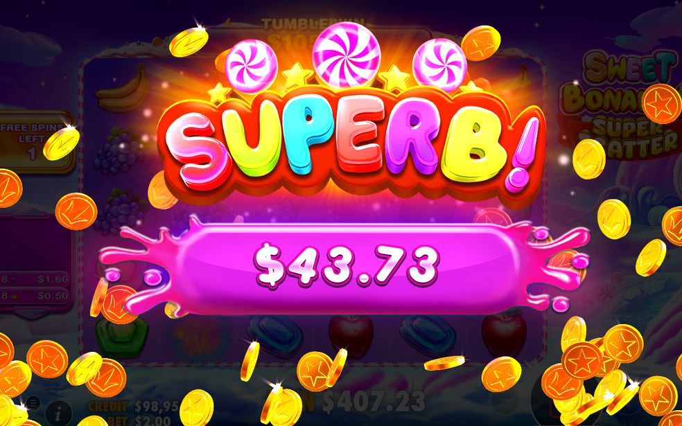 Free Spins screen with special reels and no SUPER SCATTER